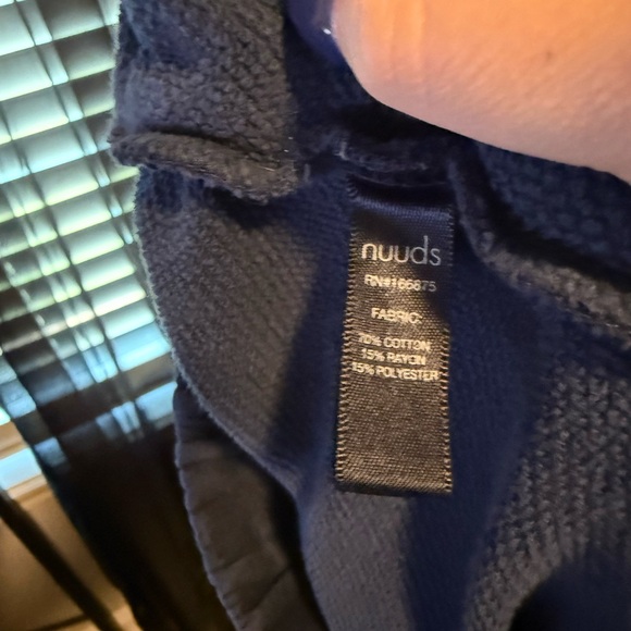 NUUDS vintage fleece seemed short, size m, washed navy color - Picture 3 of 10